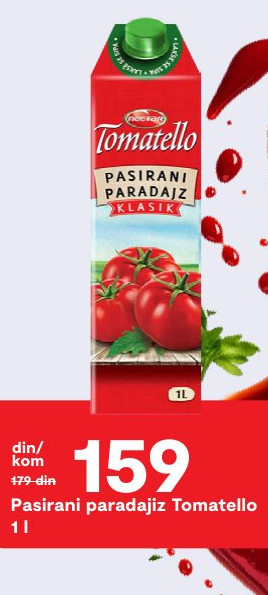 Pasirani paradajz Tomatello 1 l