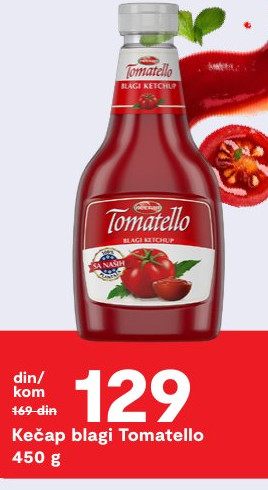 Kečap blagi Tomatello 450 g