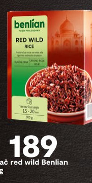 Pirinač red wild Benlian 500 g