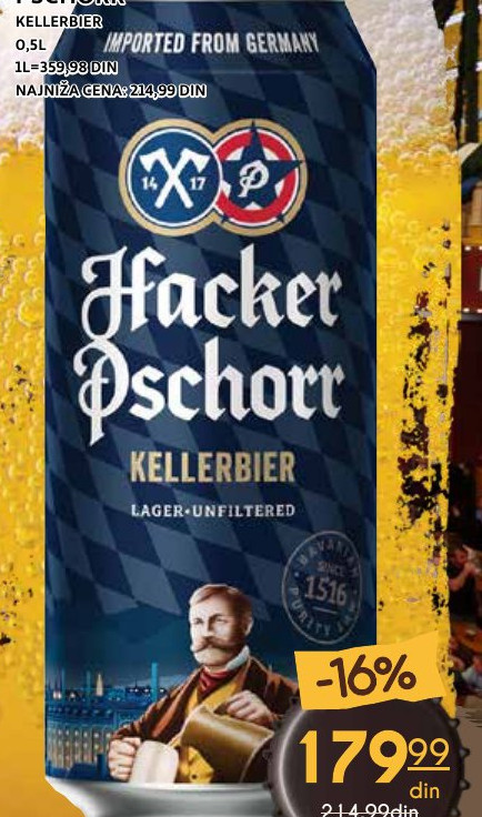 Hacker Pschorr Kellerbier