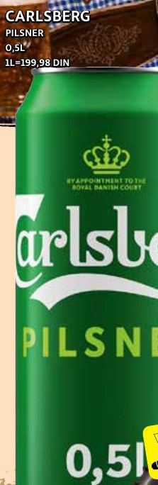 CARLSBERG PILSNER 0,5L