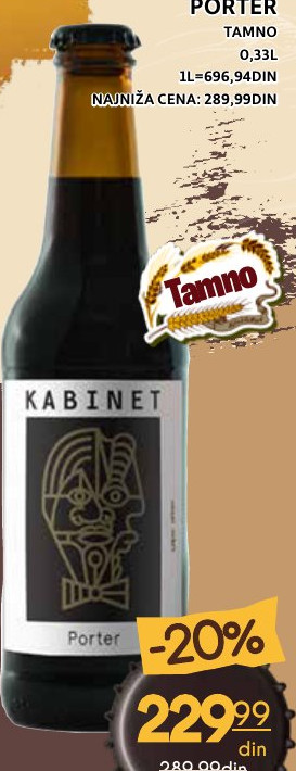 KABINET PORTER TAMNO
