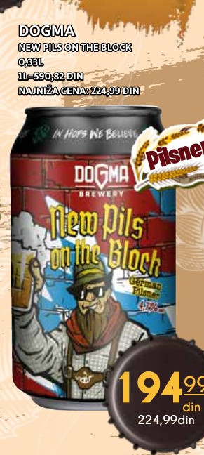 DOGMA NEW PILS THE BLOCK