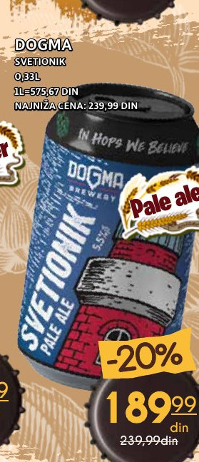 DOGMA SVETONIK PALE ALE
