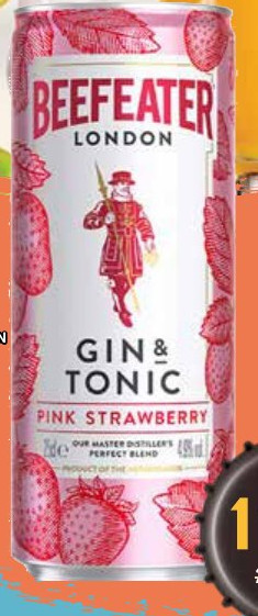 GIN&TONIC BEEFEATER Pink Strawberry