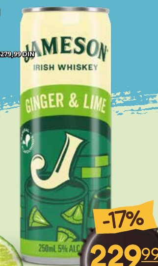 JAMESON GINGER & LIME