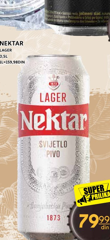 Nektar Lager Svetlo Pivo
