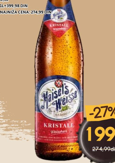 MAISEL'S WEISSE KRISTAL