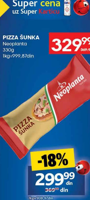 PIZZA ŠUNKA