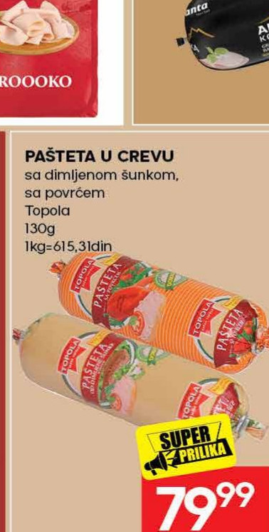 PAŠTETA U CREVU