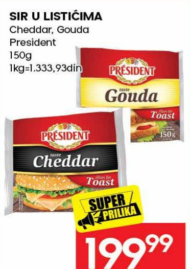 SIR U LISTIĆIMA