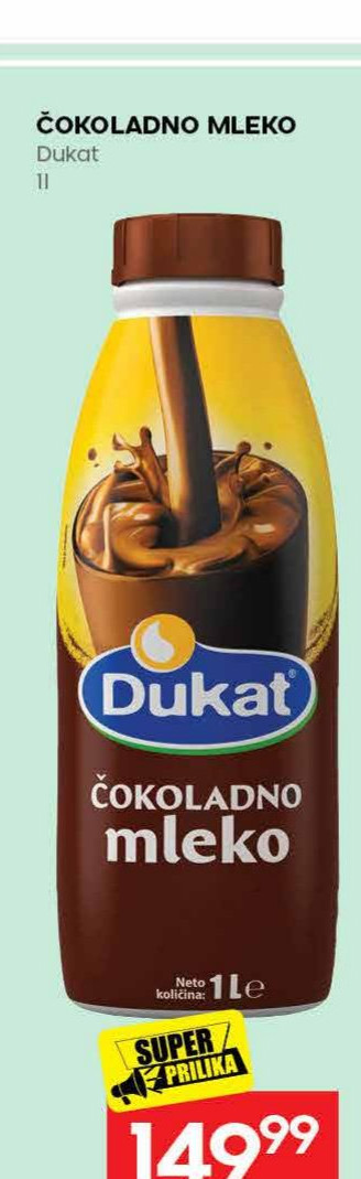 ČOKOLADNO MLEKO Dukat 1l