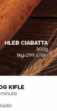 HLEB CIABATTA