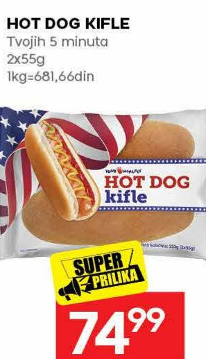 HOT DOG KIFLE