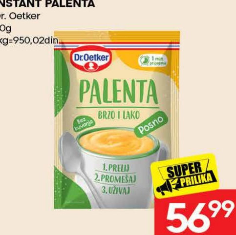 INSTANT PALENTA Dr. Oetker 60g