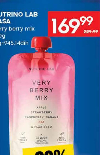 NUTRiNO LAB KAŠA Verry berry mix