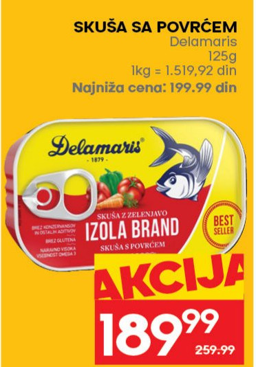 SKUŠA SA POVRĆEM Delamaris