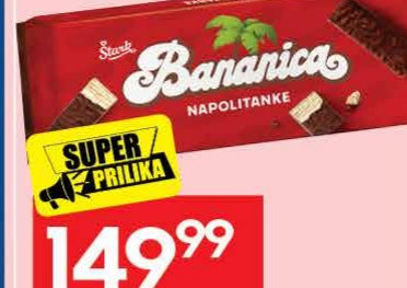 NAPOLITANKE BANANICA Stark 180g