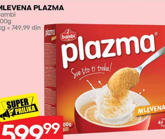 MLEVENA PLAZMA Bambi 800g