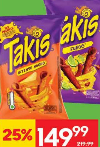 TAKIS TORTILJA ČIPS intense nacho, fuego 90g