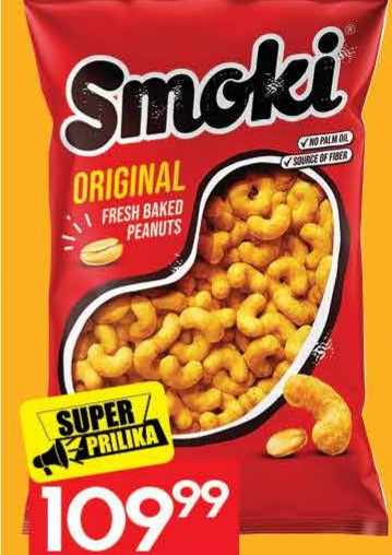 SMOKI Original peanuts 150g