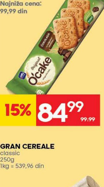 O'CAKE čokolada 115g