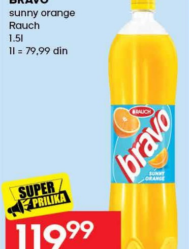 BRAVO sunny orange Rauch 1.5l