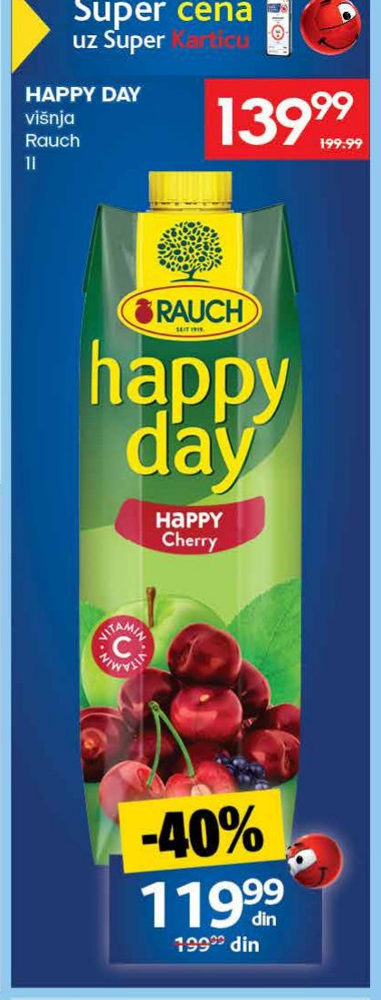 HAPPY DAY višnja Rauch 1l