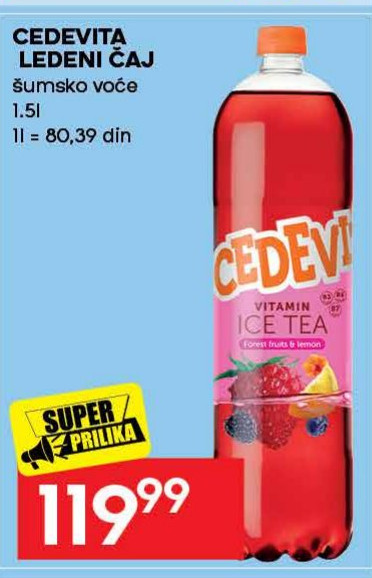 CEDEVITA LEDENI ČAJ šumsko voće 1.5l