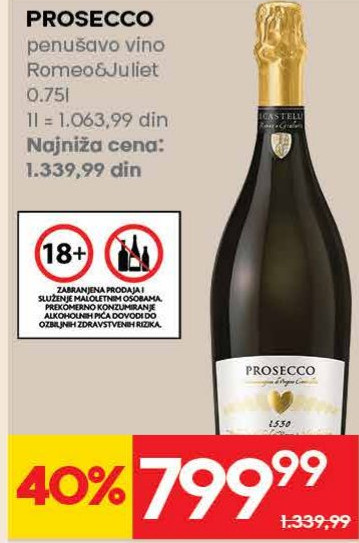 PROSECCO penušavo vino