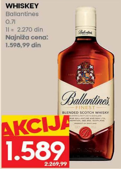 WHISKEY Ballantines