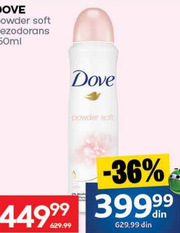 DOVE powder soft dezodorans