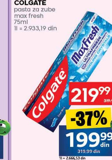 COLGATE pasta za zube max fresh 75ml