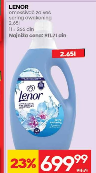LENOR omekšivač za veš spring awakening 2.65l