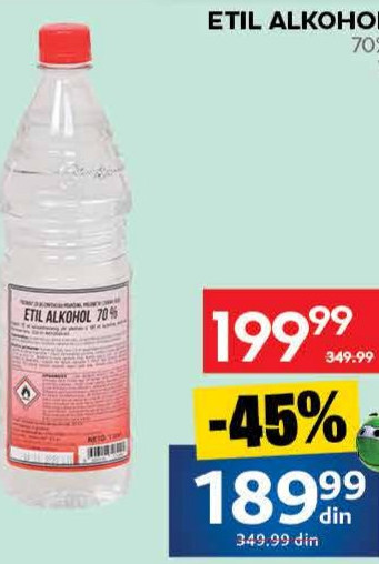 ETIL ALKOHOL 70% 1l