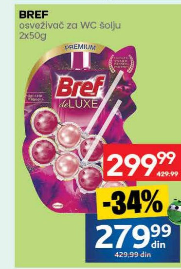 BREF osveživač za WC šolju 2x50g