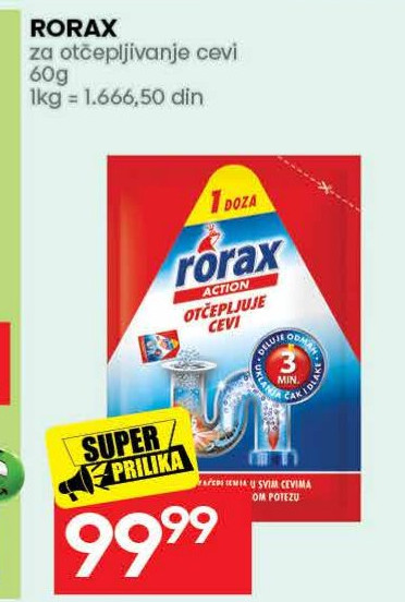 RORAX za otpušavanje cevi 60g