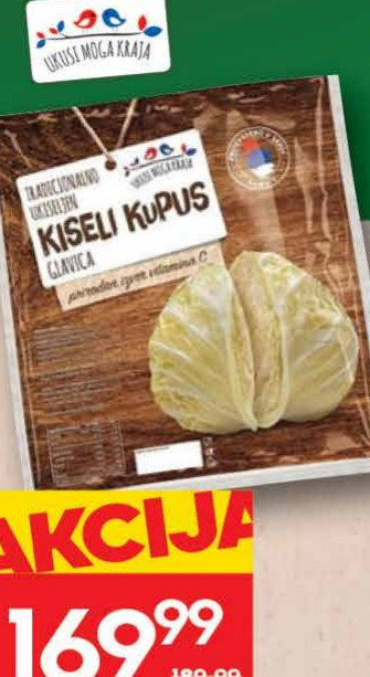 KISELI KUPUS glavica kg