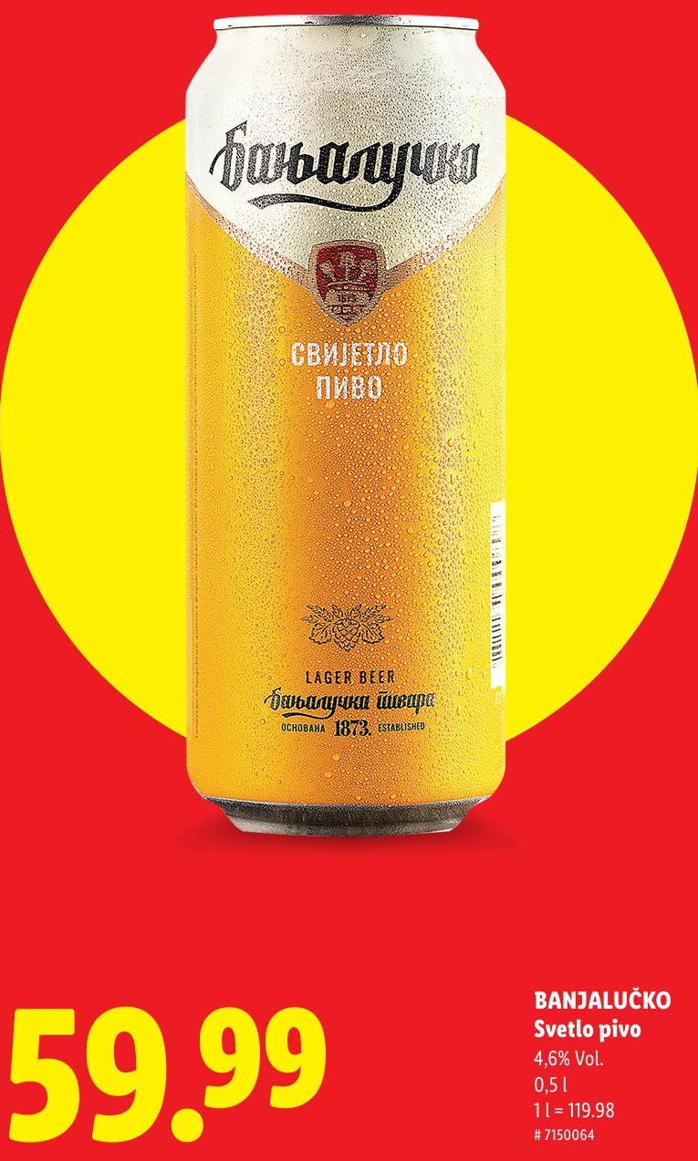 Banjalučko Svetlo pivo