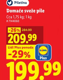 Domaće sveže pile