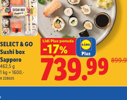 SELECT & GO Sushi box Sapporo