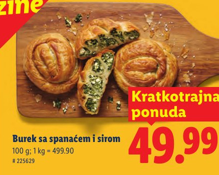 Burek sa spanaćem i sirom