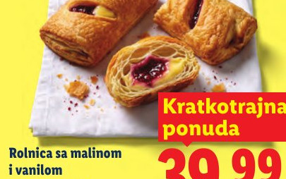 Rolnica sa malinom i vanilom