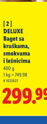 Baget sa kruškama, smokvama i lešnicima