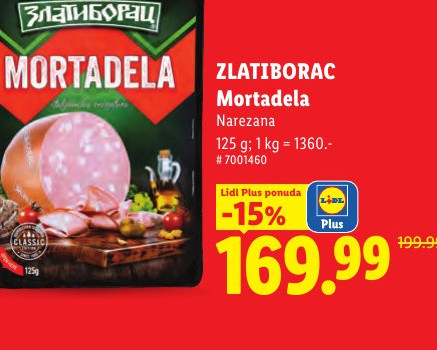 ZLATIBORAC Mortadela Narezana