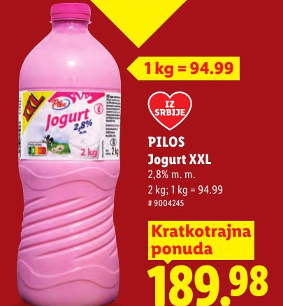 Pilos Jogurt XXL