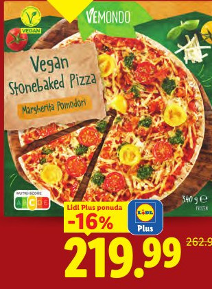 Vegan pizza Margarita