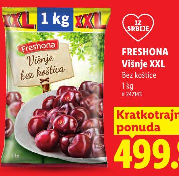 Višnje XXL Bez koštice