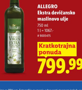 Ekstra devičansko maslinovo ulje