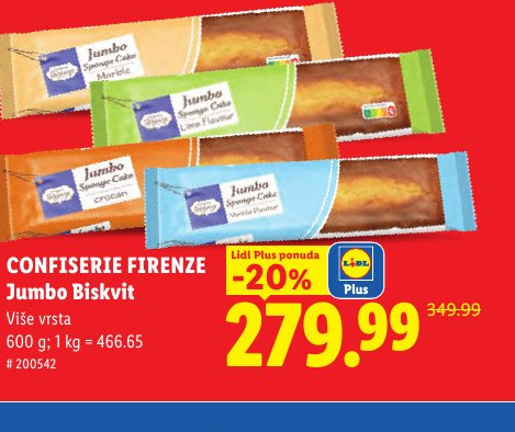 Confiserie Firenze Jumbo Biskvit